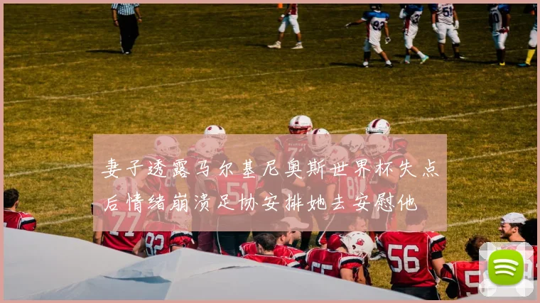 妻子透露马尔基尼奥斯世界杯失点后情绪崩溃足协安排她去安慰他